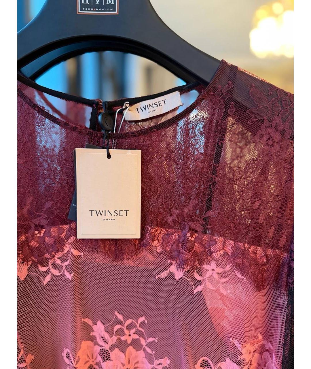 TWIN-SET Мульти платье, фото 3