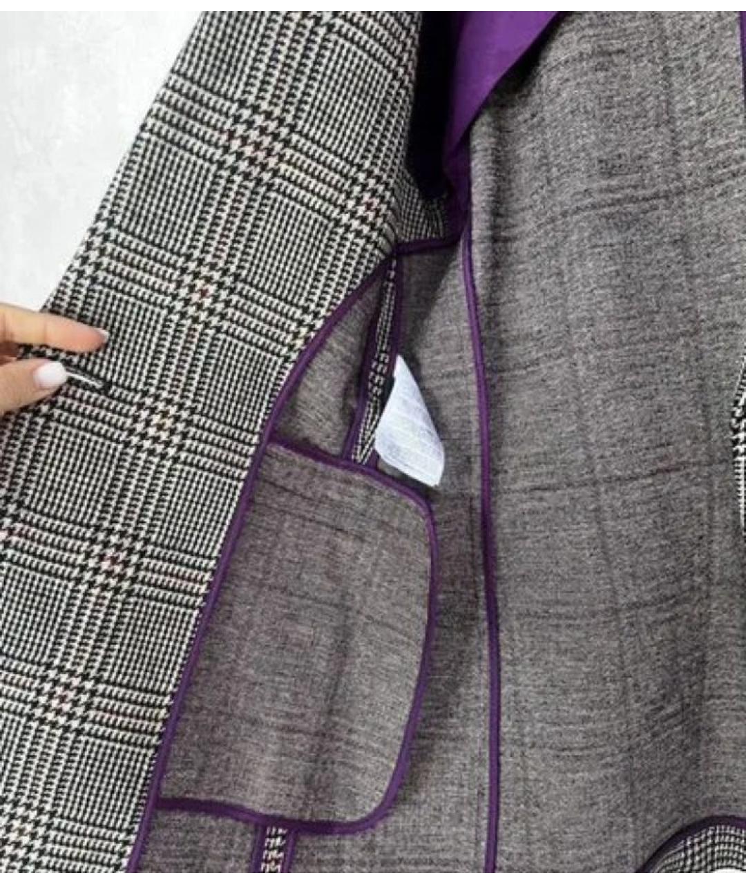 ETRO Серый жакет/пиджак, фото 5