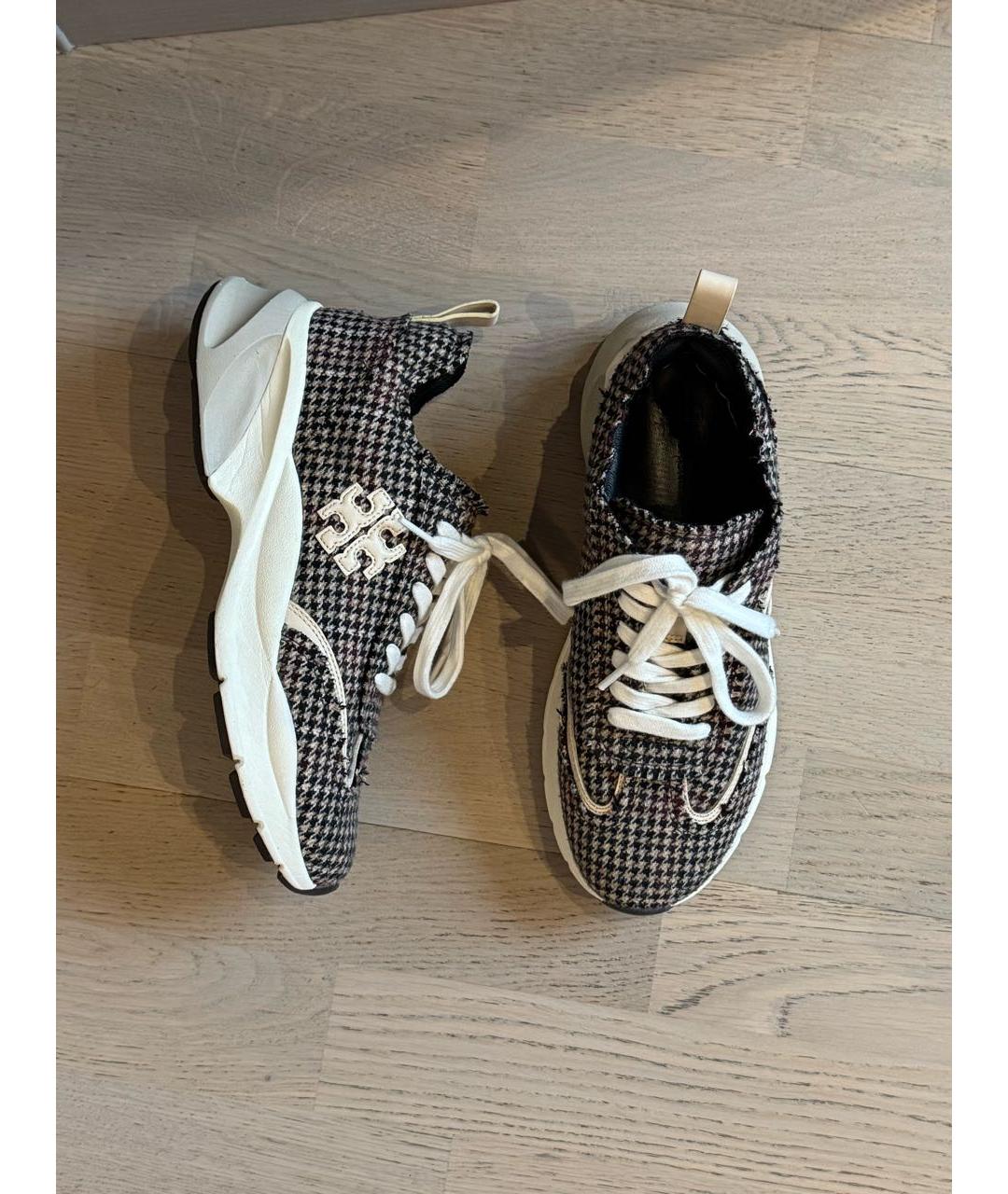 TORY BURCH Мульти текстильные кроссовки, фото 3