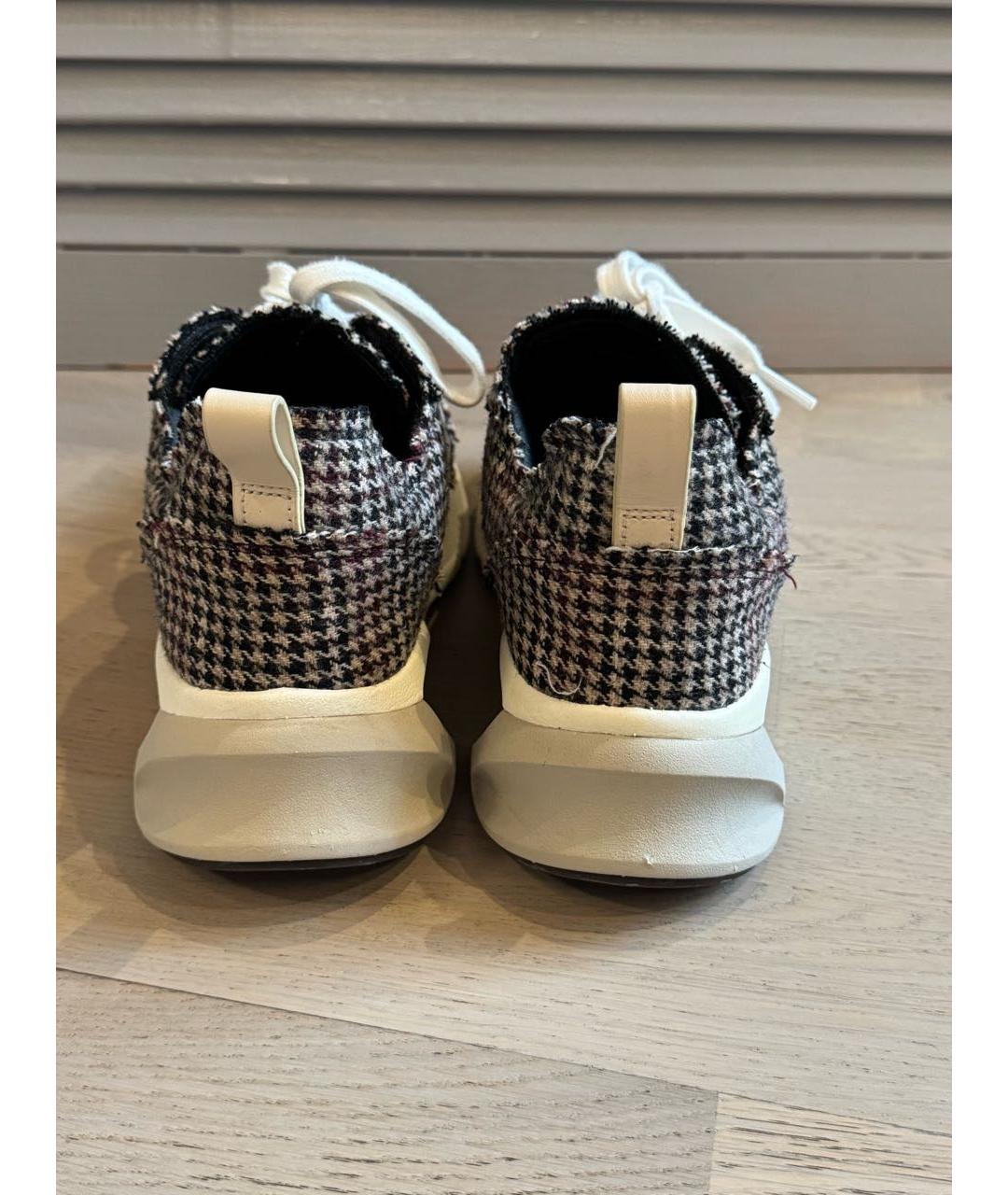 TORY BURCH Мульти текстильные кроссовки, фото 4