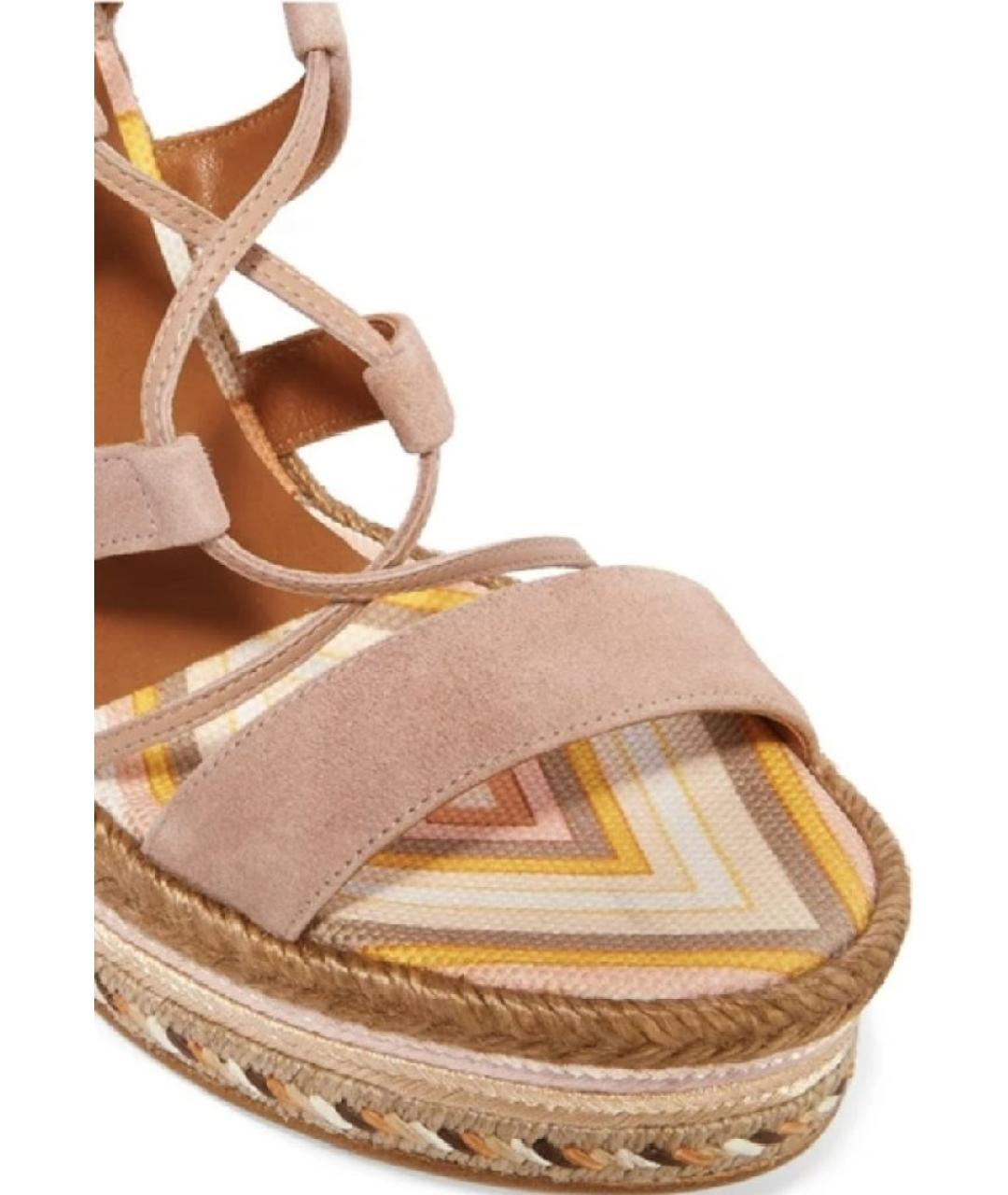 VALENTINO Мульти текстильные босоножки, фото 3