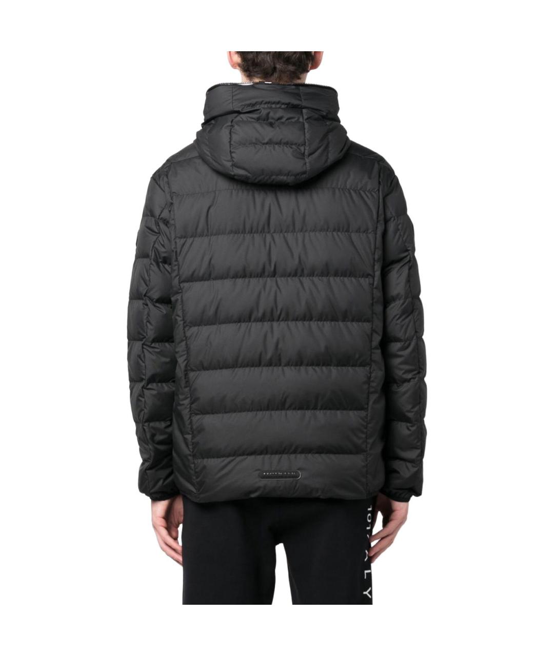 MONCLER Черная полиамидовая куртка, фото 4