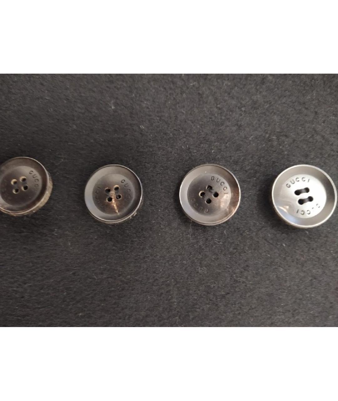 GUCCI Черное шерстяное пальто, фото 8