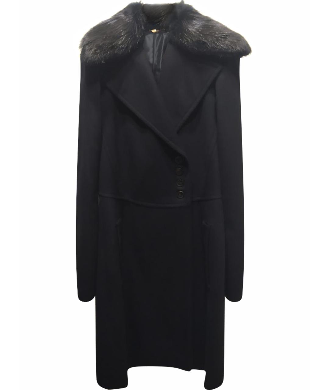 GUCCI Черное шерстяное пальто, фото 1