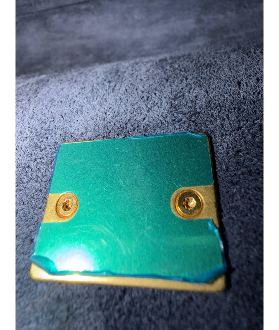 CELINE Темно-синяя кожаная сумка с короткими ручками, фото 7