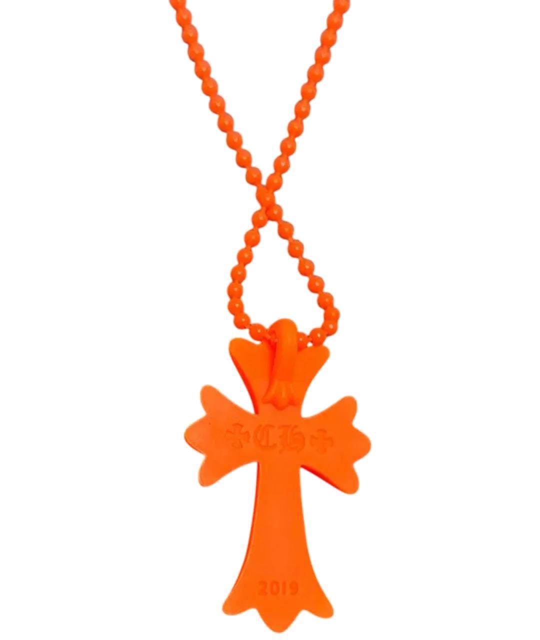 CHROME HEARTS Оранжевая цепочка/подвеска, фото 2