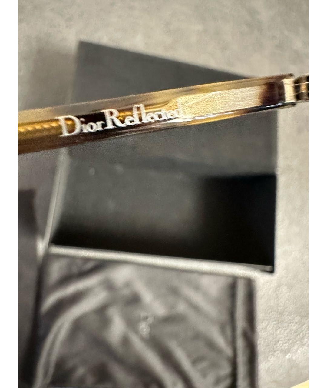 CHRISTIAN DIOR Зеленые металлические солнцезащитные очки, фото 6