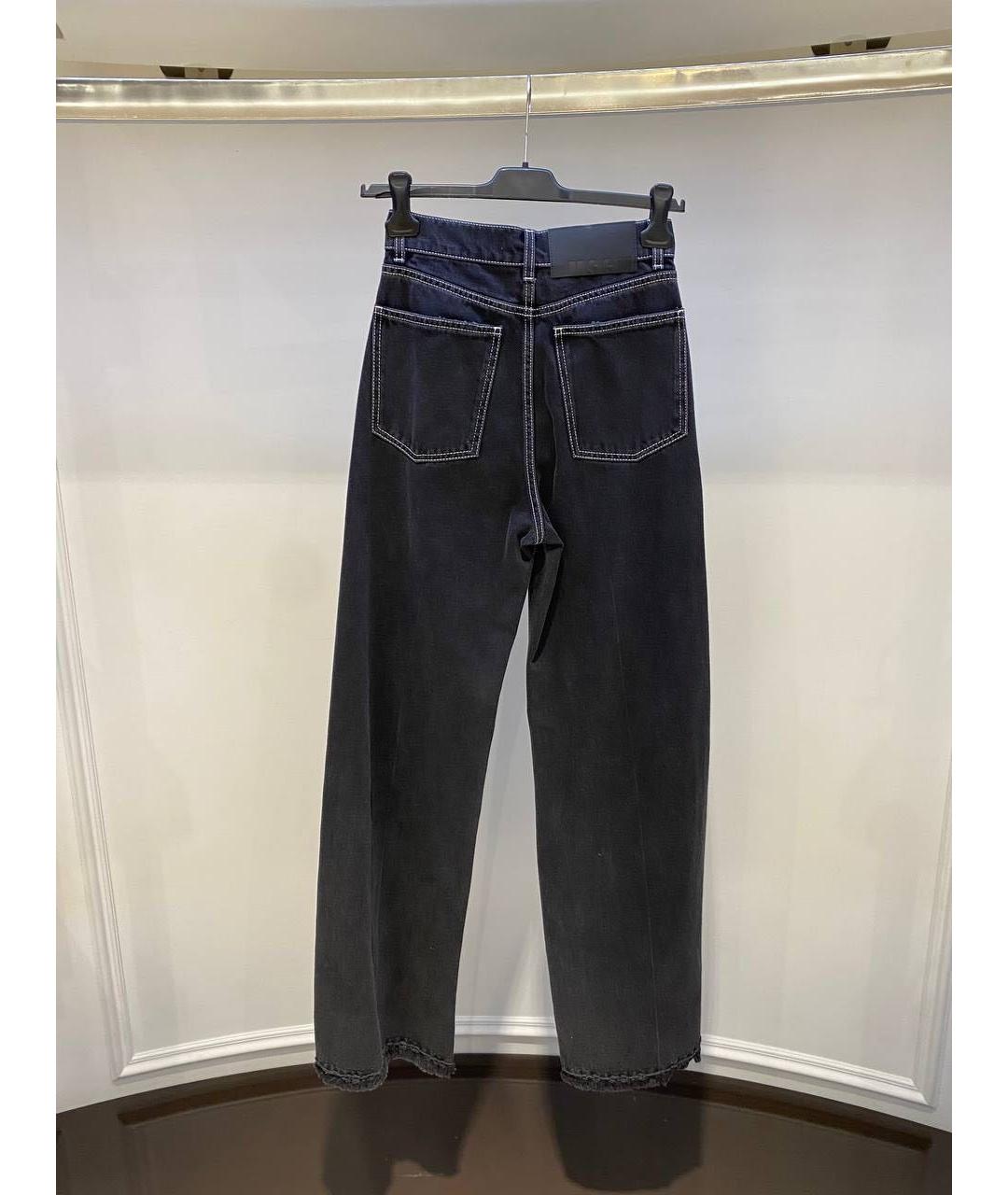 MSGM Синие хлопковые прямые джинсы, фото 3