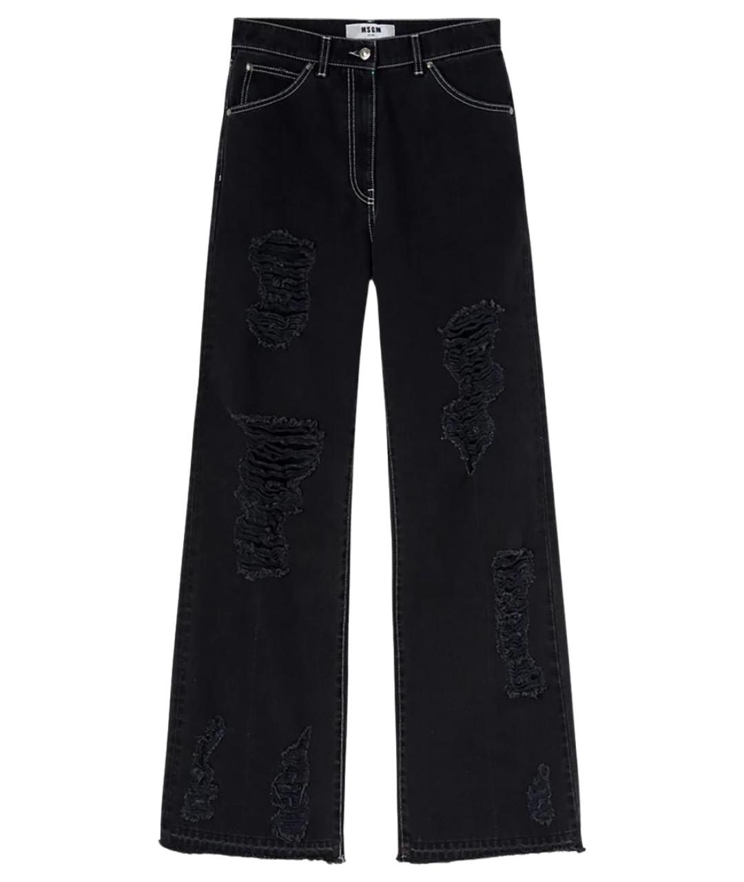 MSGM Синие хлопковые прямые джинсы, фото 1