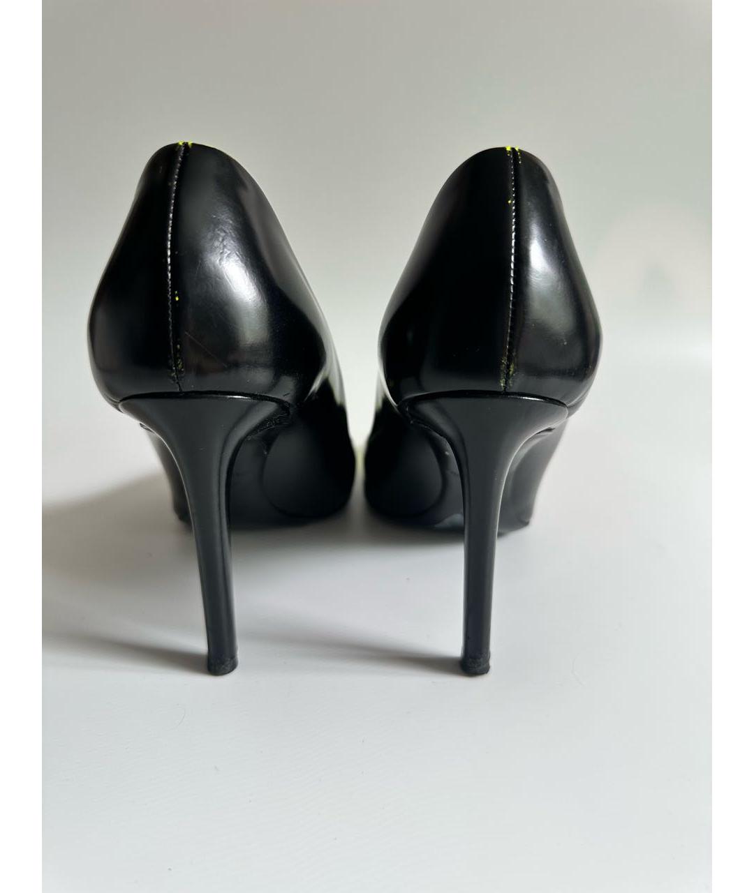 CHRISTIAN DIOR Черные кожаные туфли, фото 5