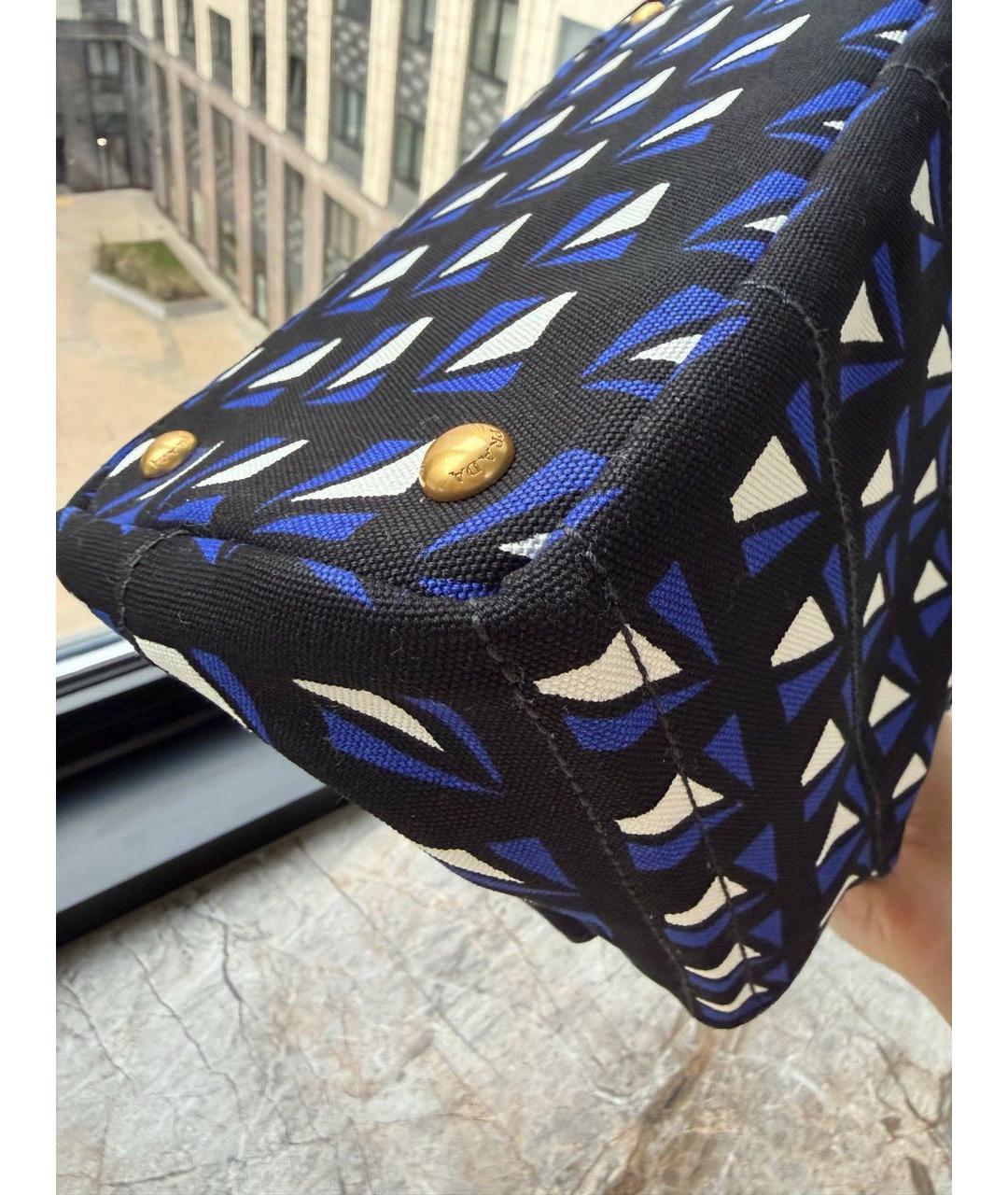 PRADA Мульти тканевая сумка с короткими ручками, фото 7