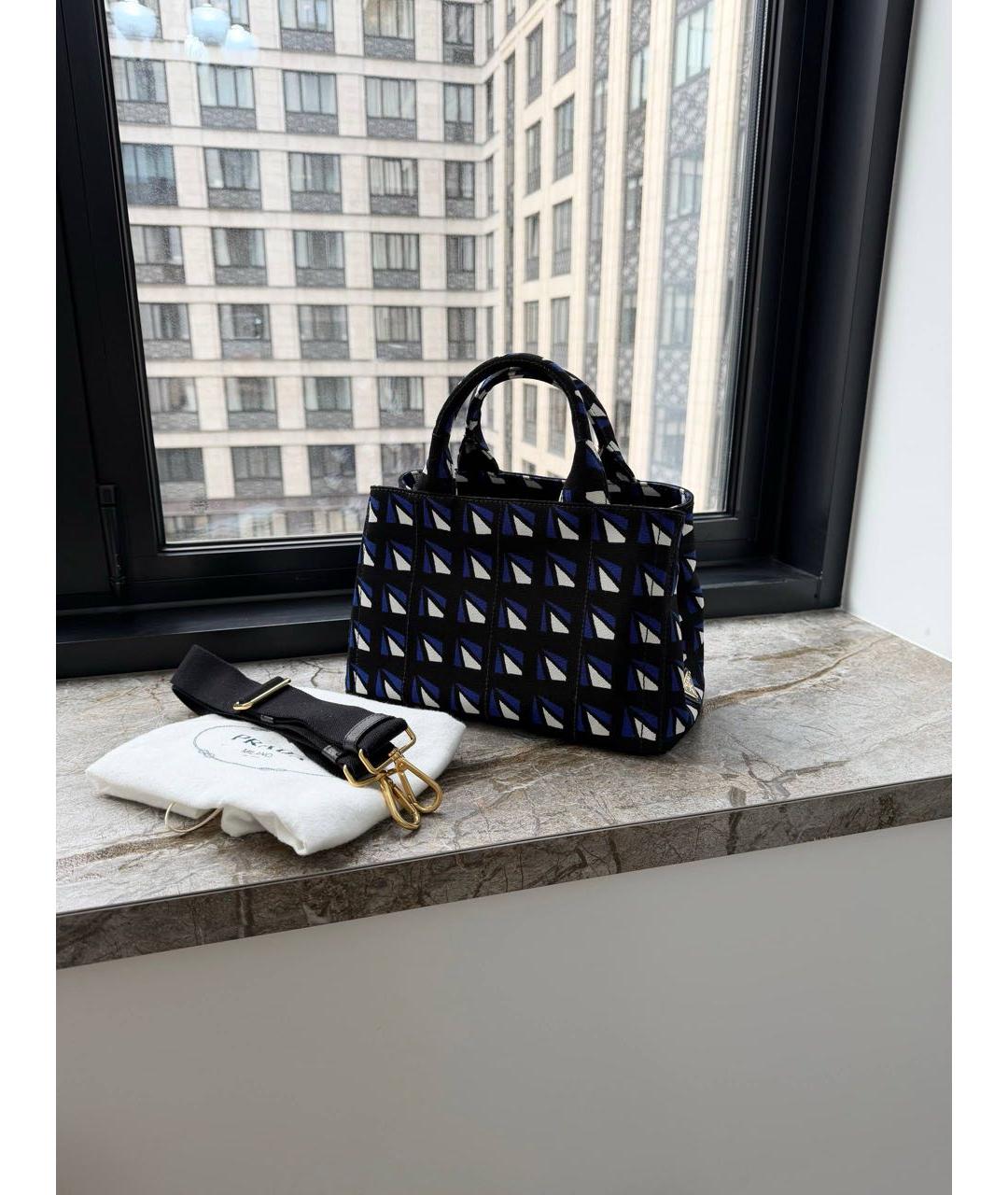 PRADA Мульти тканевая сумка с короткими ручками, фото 2