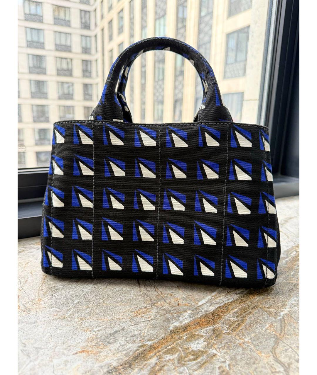 PRADA Мульти тканевая сумка с короткими ручками, фото 8