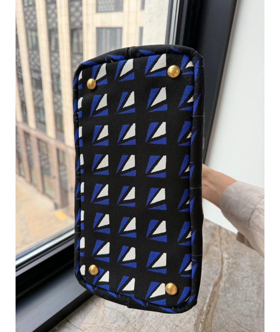 PRADA Мульти тканевая сумка с короткими ручками, фото 5