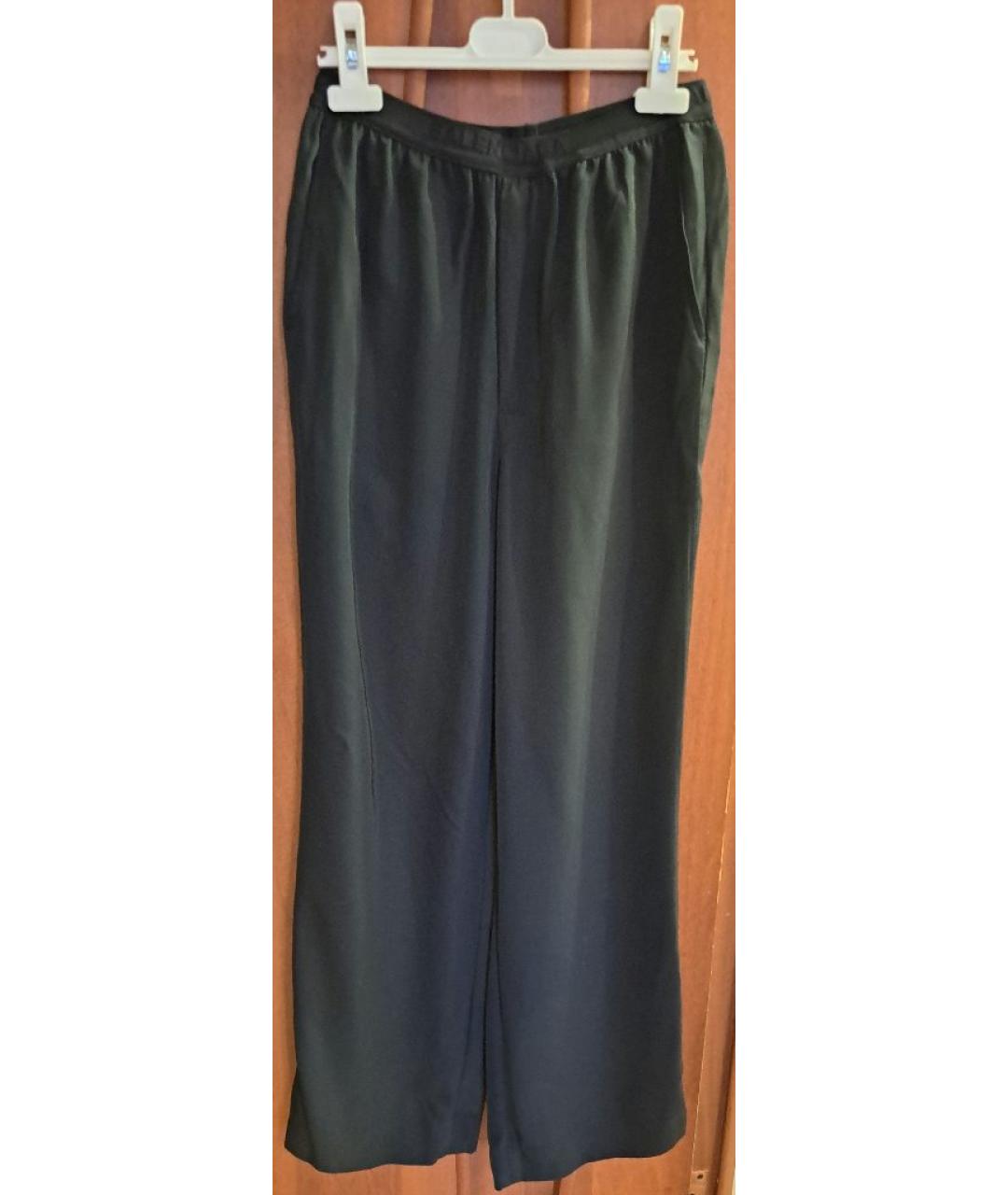 BALENCIAGA Черные полиэстеровые брюки широкие, фото 8