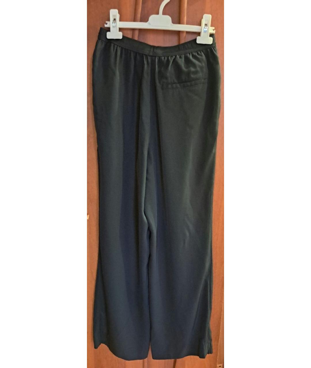 BALENCIAGA Черные полиэстеровые брюки широкие, фото 2