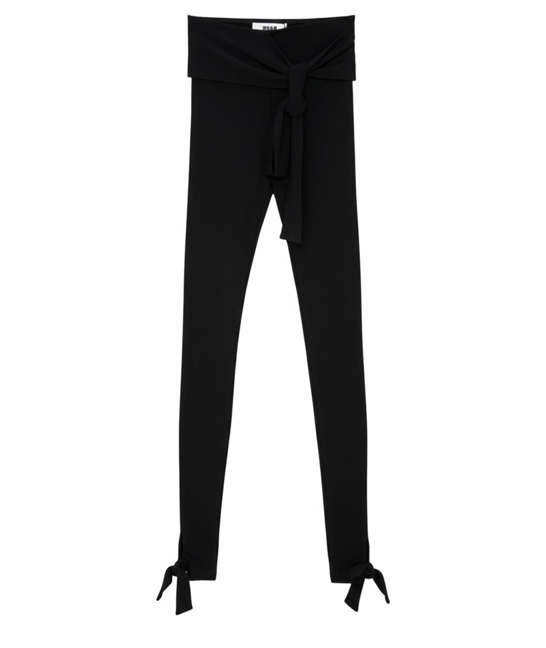 MSGM Черные леггинсы и велосипедки, фото 3