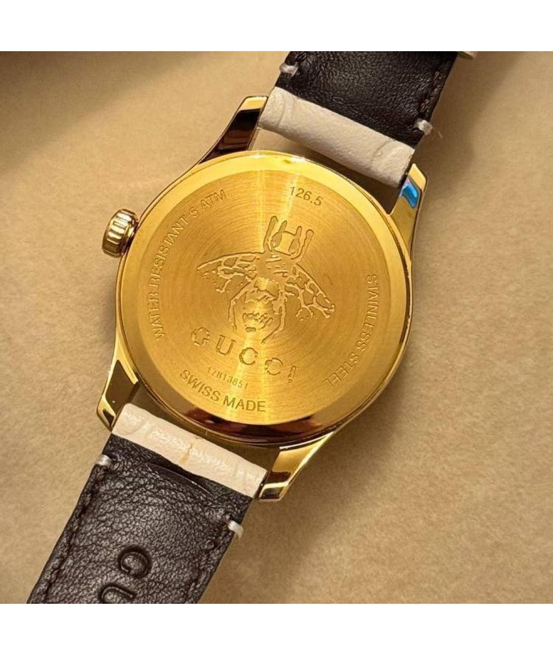 GUCCI Бежевые часы, фото 2