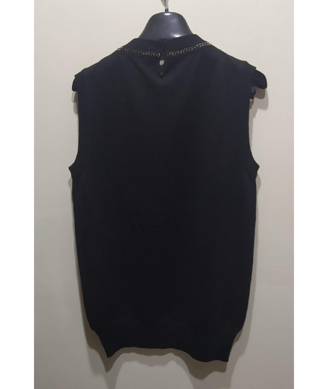 DOLCE&GABBANA Черная шерстяная жилетка, фото 2