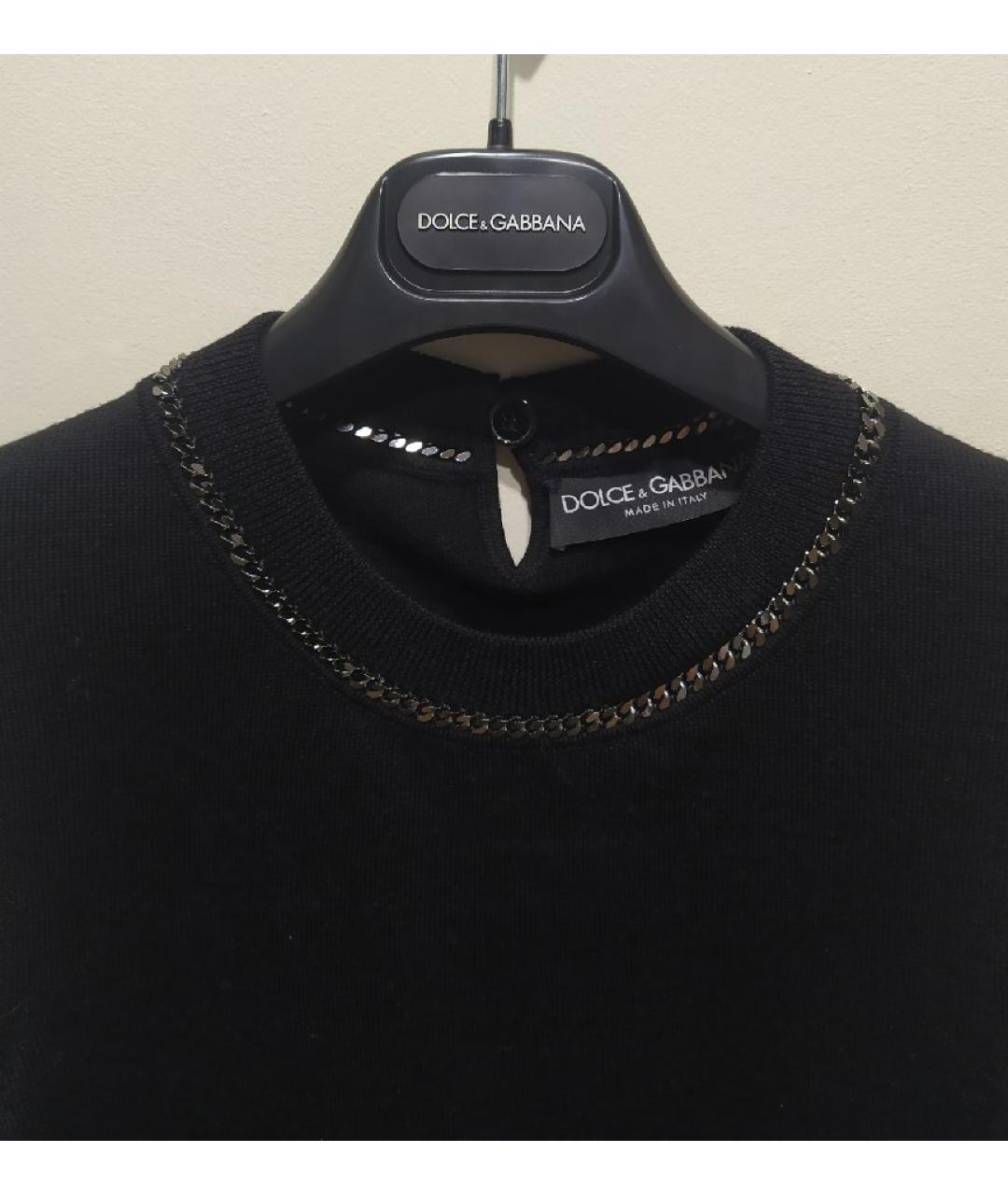 DOLCE&GABBANA Черная шерстяная жилетка, фото 3