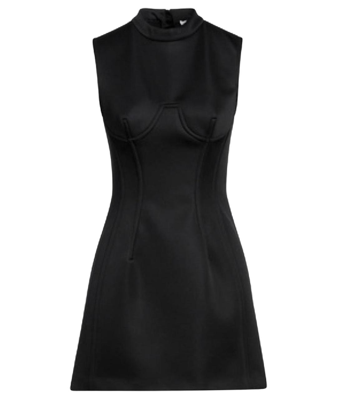 MSGM Черное повседневное платье, фото 1