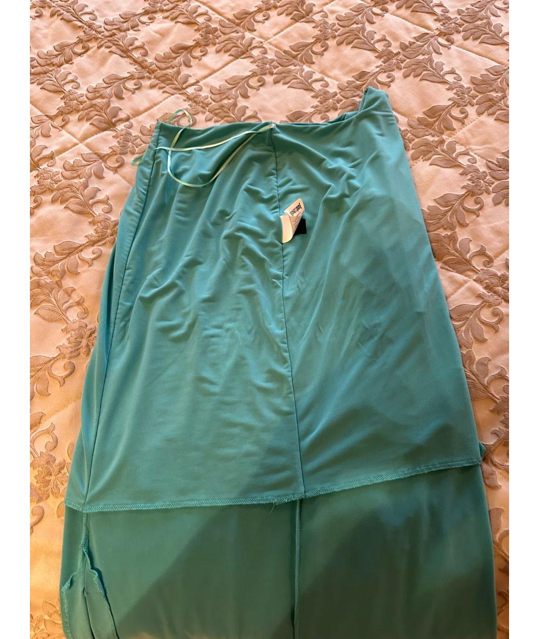 JUST CAVALLI Бирюзовое вечернее платье, фото 7