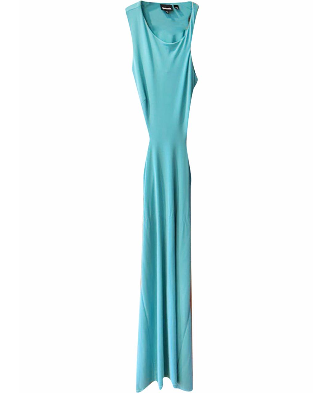 JUST CAVALLI Бирюзовое вечернее платье, фото 1