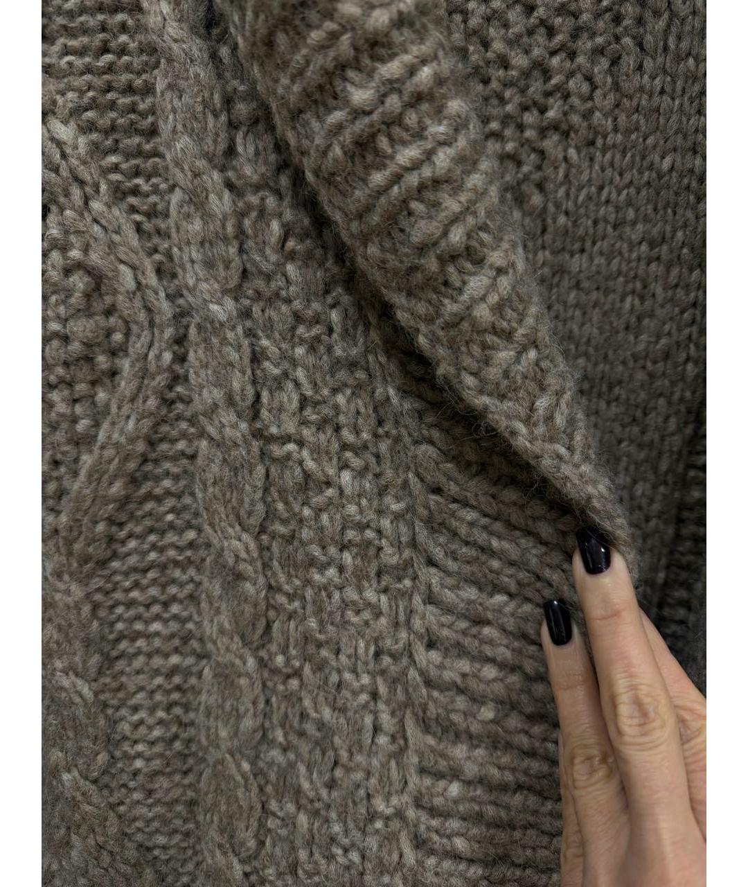 MM6 MAISON MARGIELA Бежевый шерстяной кардиган, фото 2