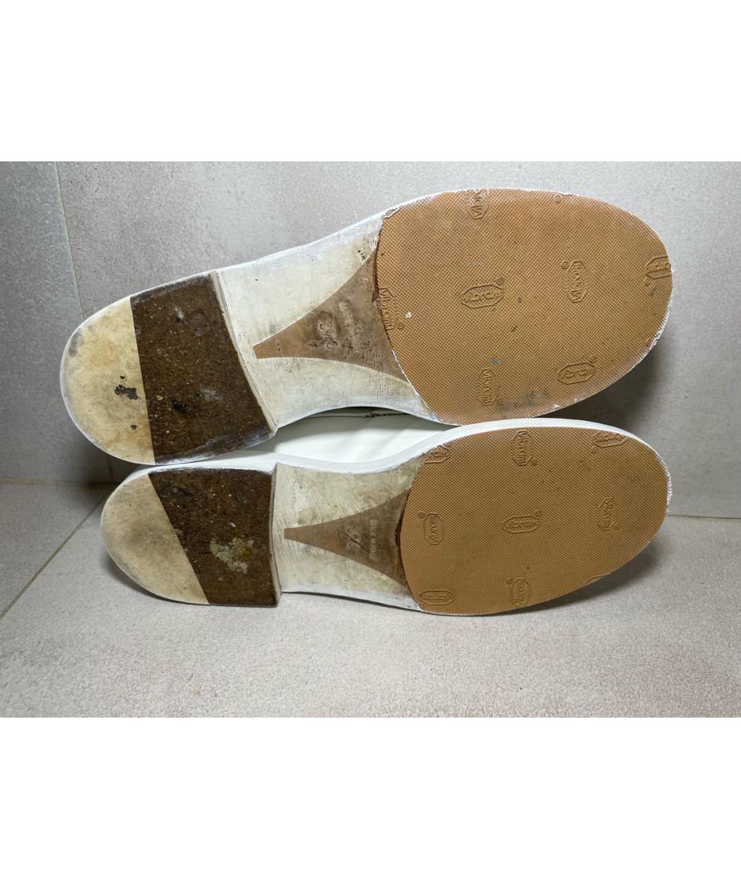 CHANEL Белые лоферы из лакированной кожи, фото 8