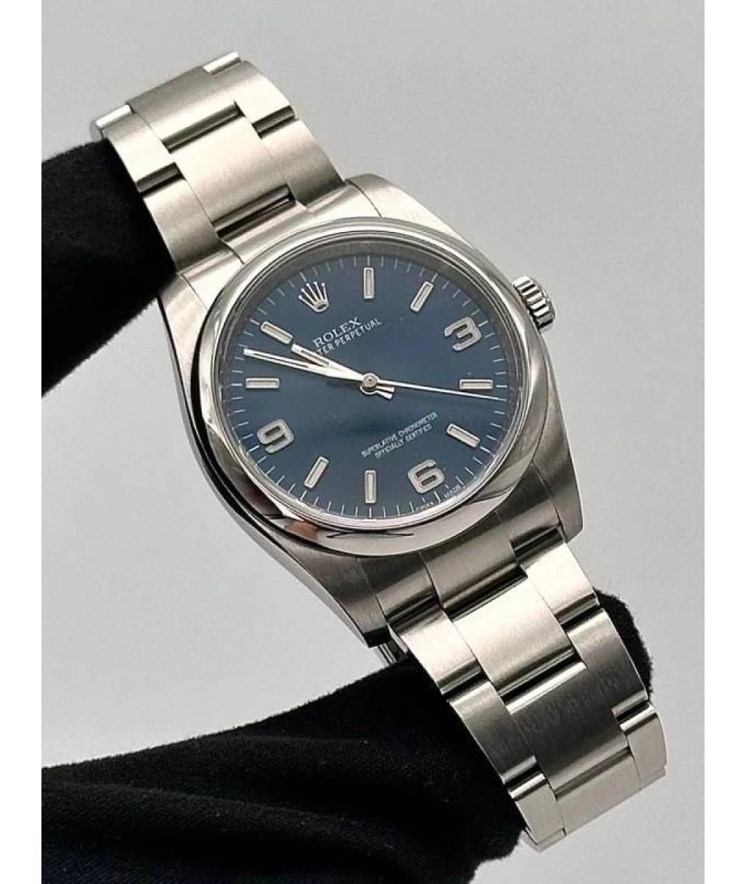 ROLEX Белые металлические часы, фото 3