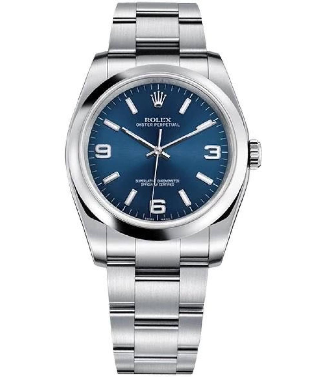 ROLEX Белые металлические часы, фото 1