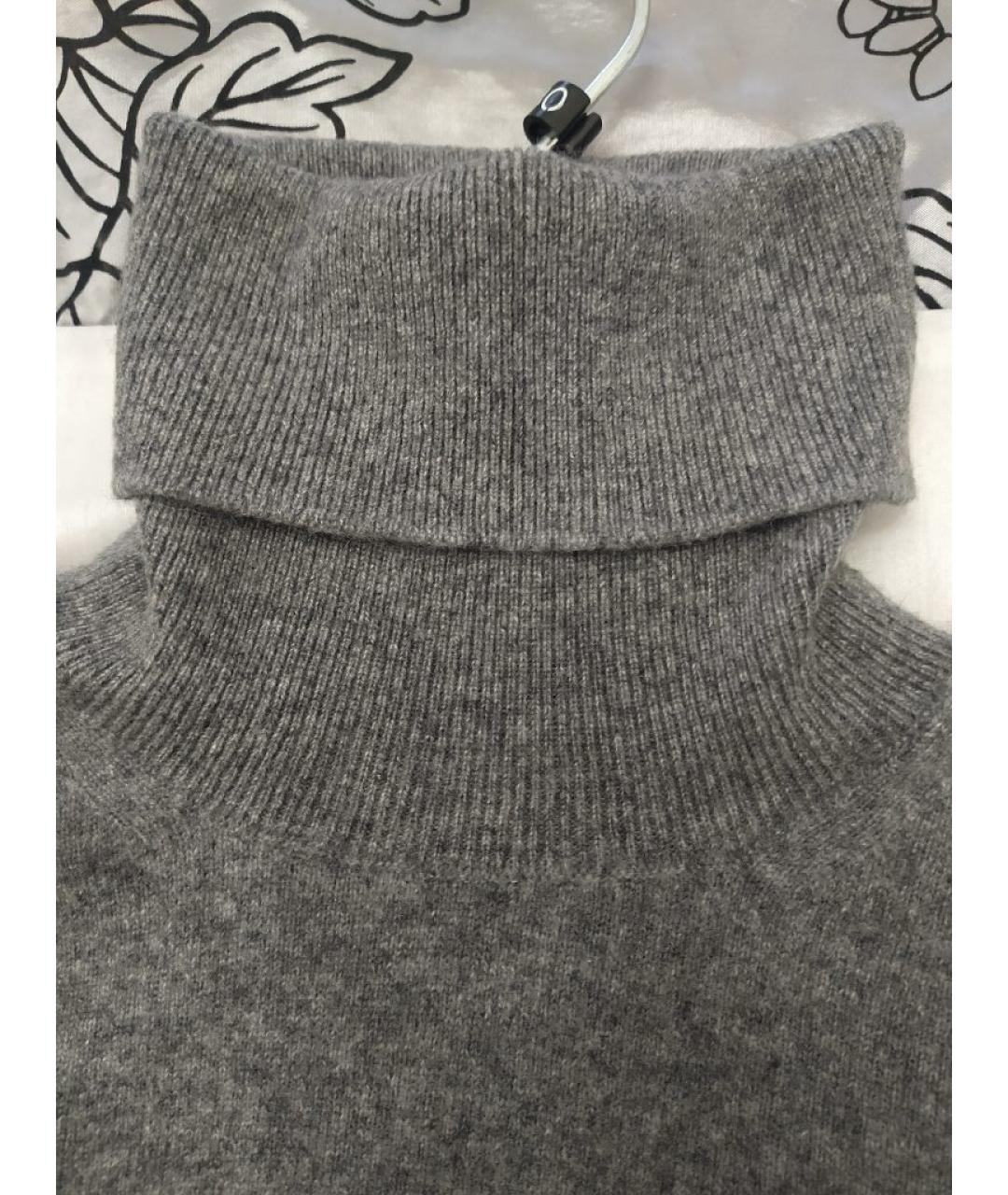 DOLCE&GABBANA Серая кашемировая водолазка, фото 4