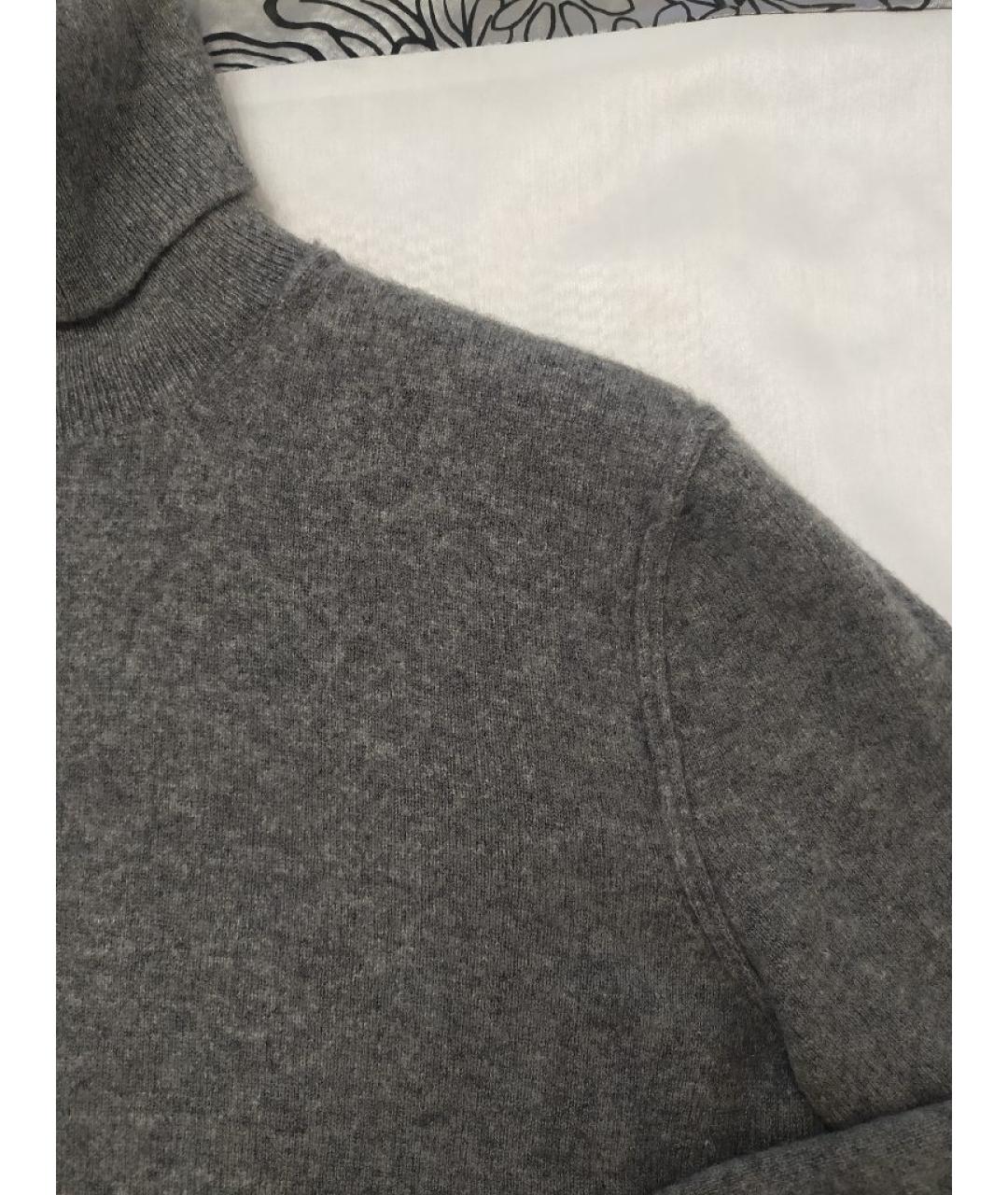 DOLCE&GABBANA Серая кашемировая водолазка, фото 3