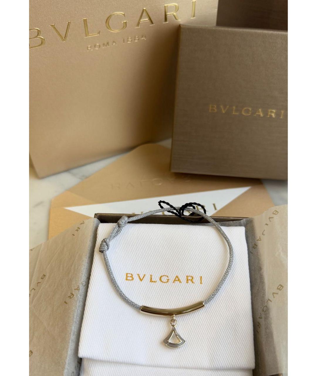 BVLGARI Серый браслет, фото 2