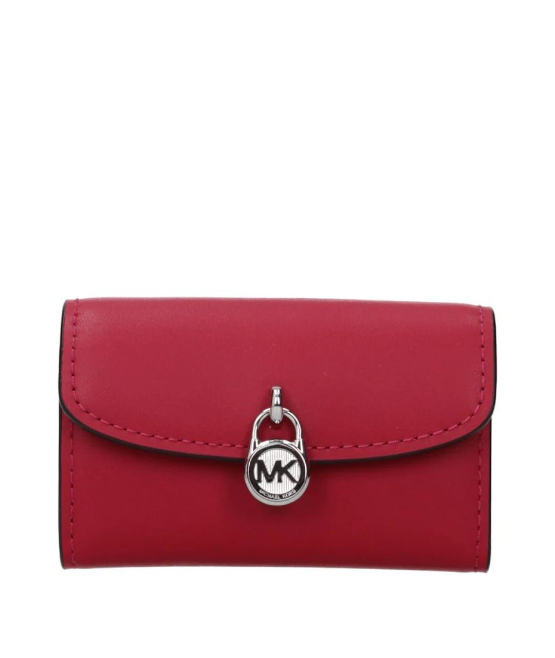 MICHAEL KORS Красный кожаный кардхолдер, фото 1