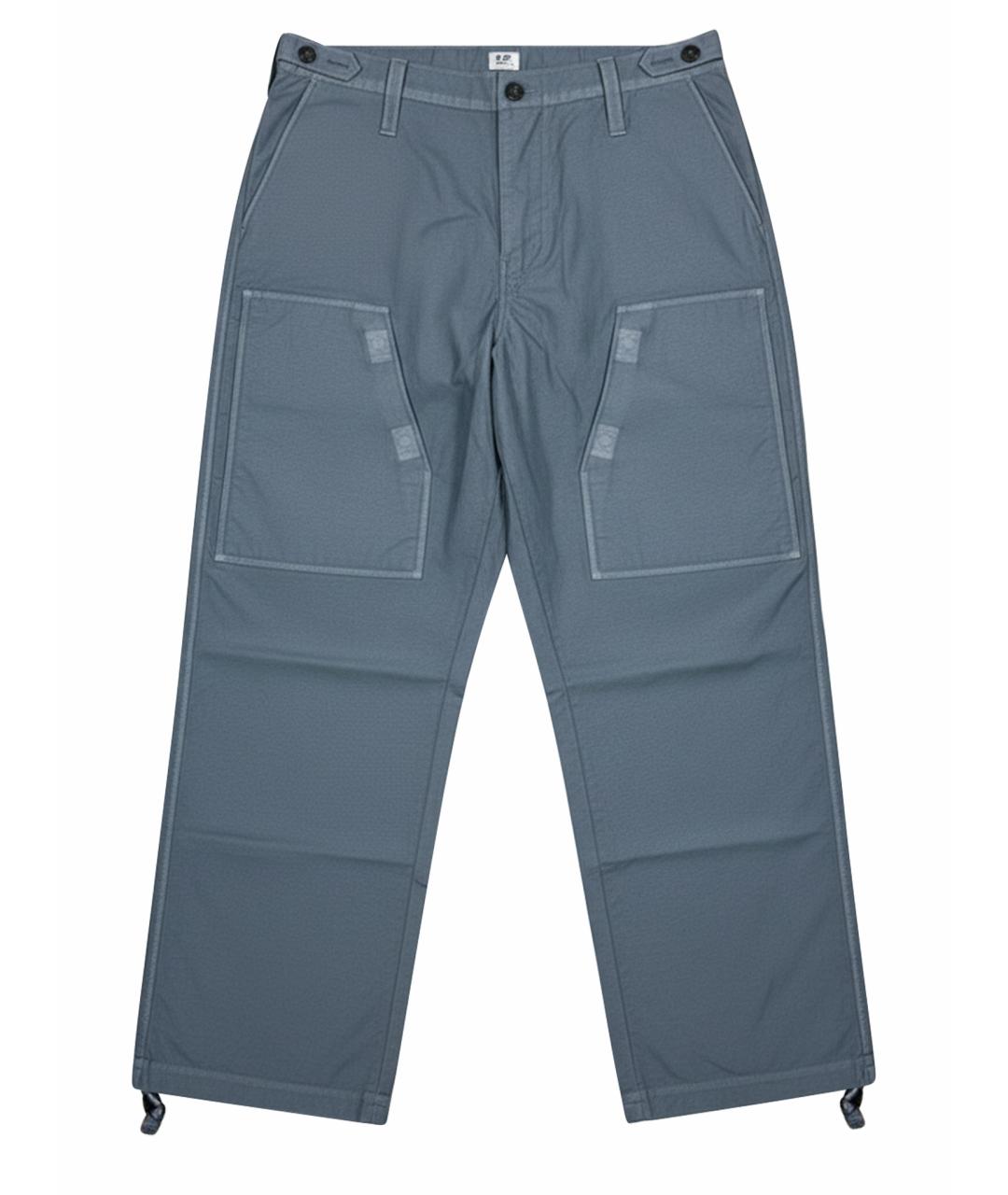 CP COMPANY Синие полиамидовые повседневные брюки, фото 1