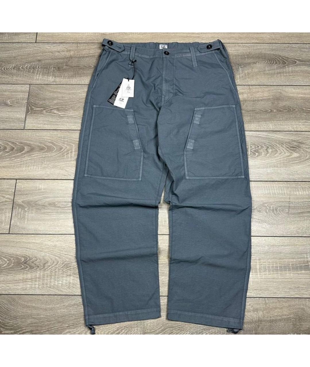 CP COMPANY Синие полиамидовые повседневные брюки, фото 8