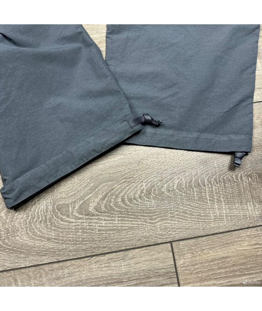 CP COMPANY Синие полиамидовые повседневные брюки, фото 5