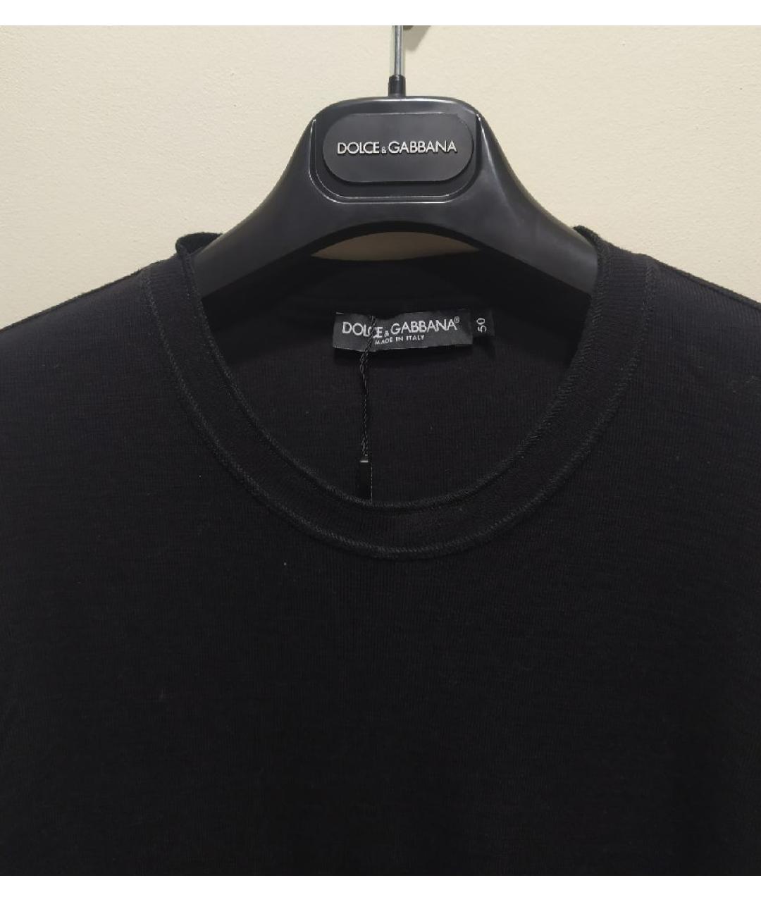 DOLCE&GABBANA Черная шерстяная водолазка, фото 3