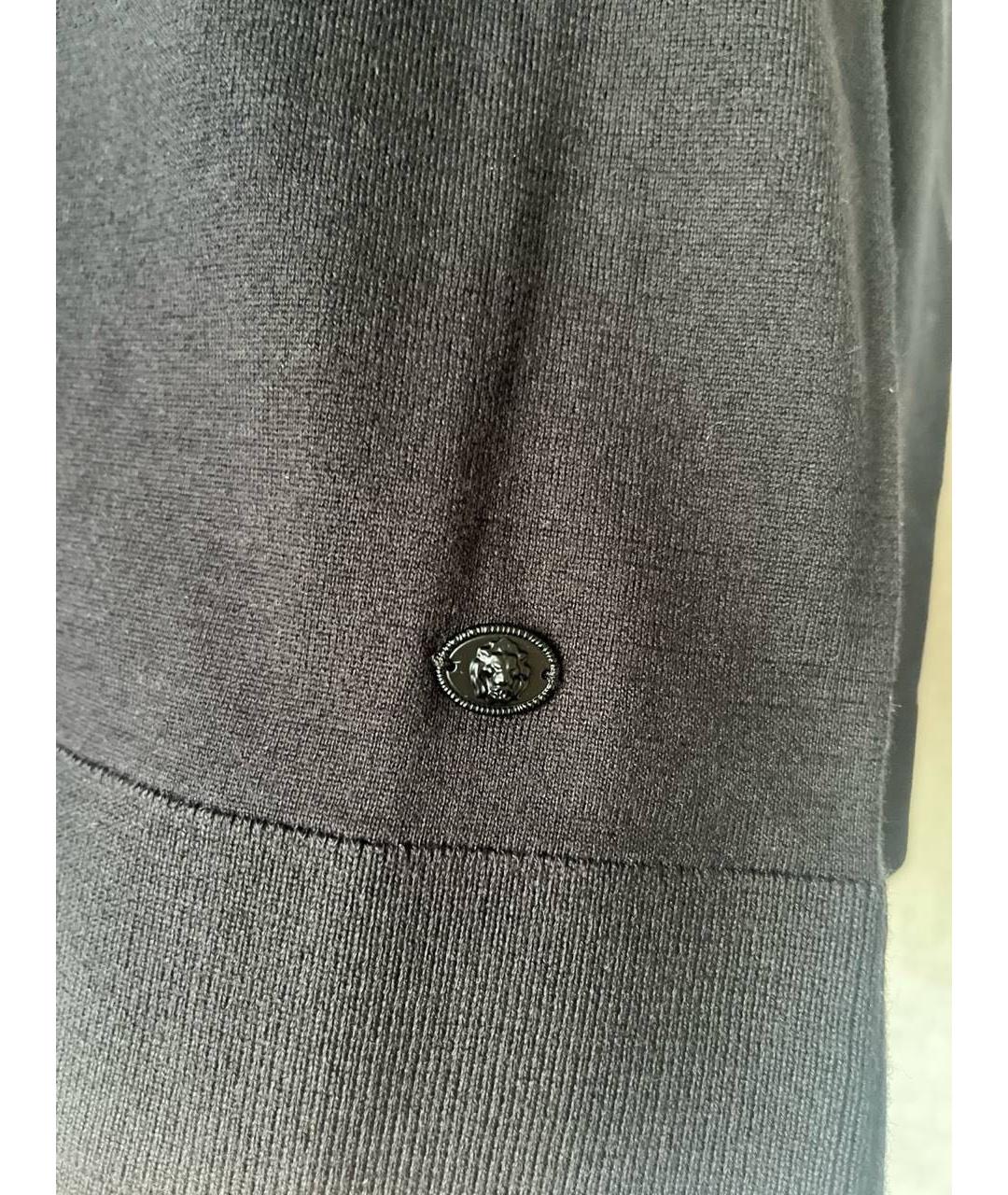 CHANEL Черный шерстяной джемпер / свитер, фото 4