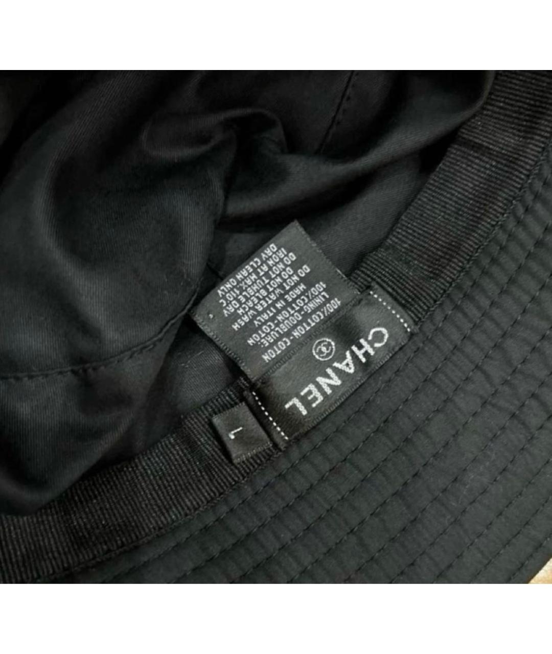 CHANEL Черная синтетическая панама, фото 4