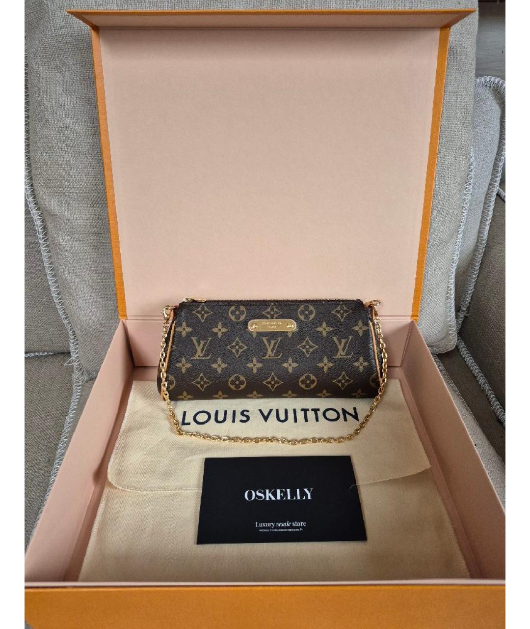 LOUIS VUITTON Коричневая сумка с короткими ручками, фото 2