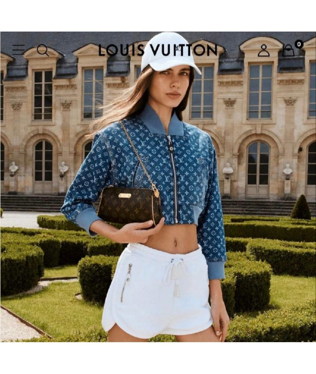 LOUIS VUITTON Коричневая сумка с короткими ручками, фото 7