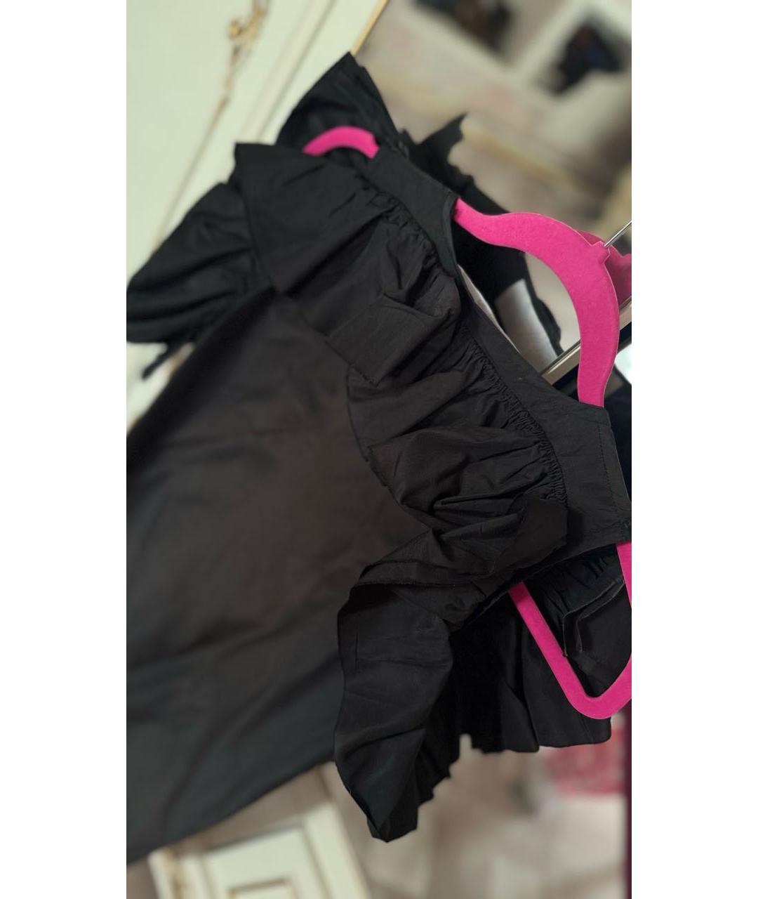 LANVIN Черное коктейльное платье, фото 4