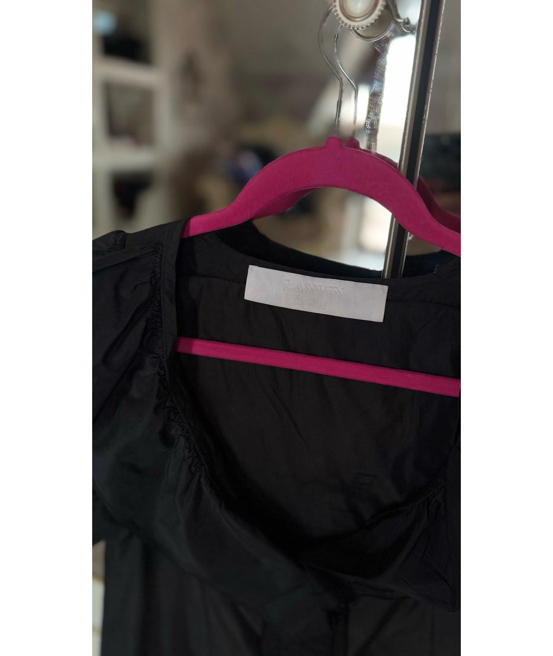 LANVIN Черное коктейльное платье, фото 2