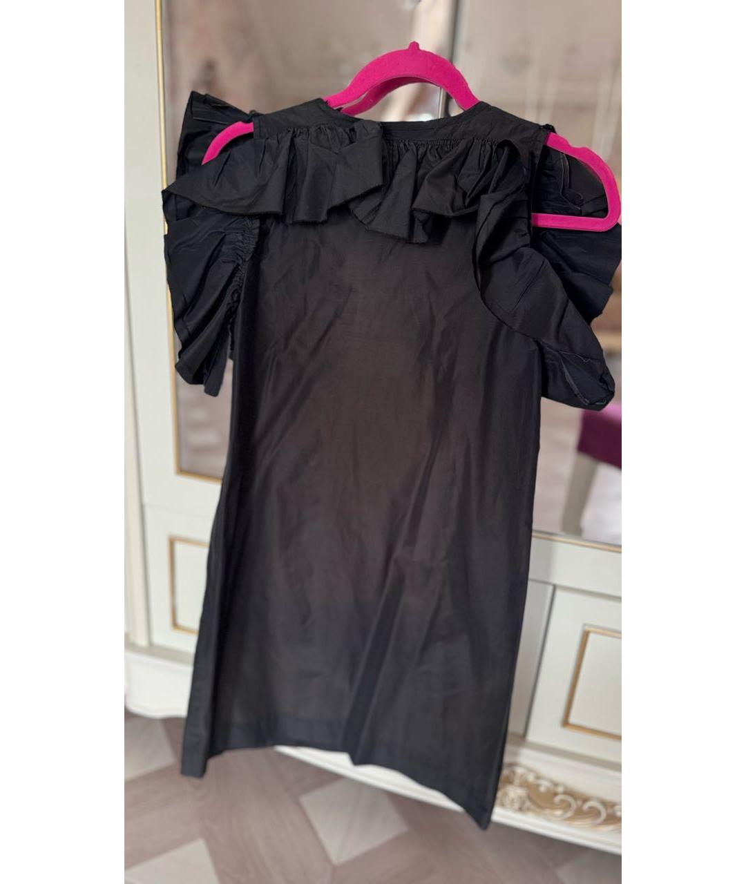 LANVIN Черное коктейльное платье, фото 3