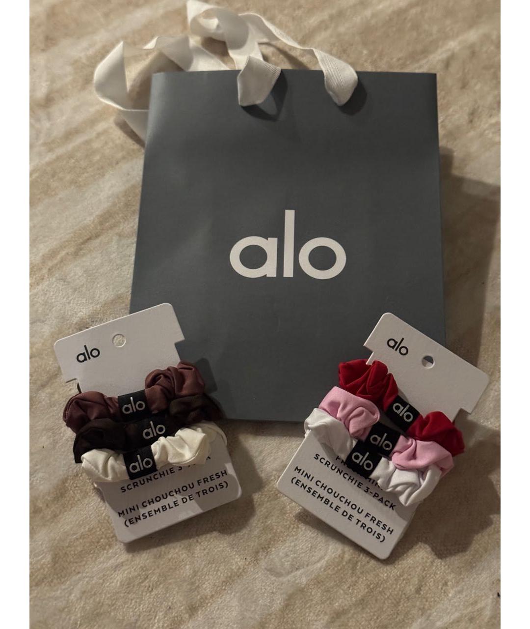 ALO YOGA Белая резинка, фото 2