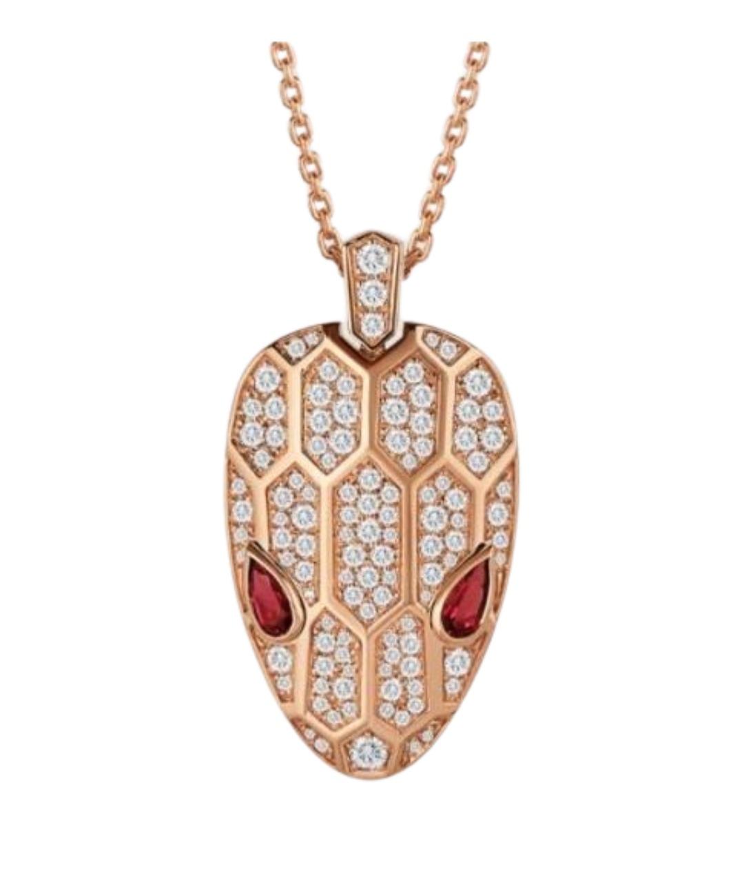 BVLGARI Золотое колье из розового золота, фото 1