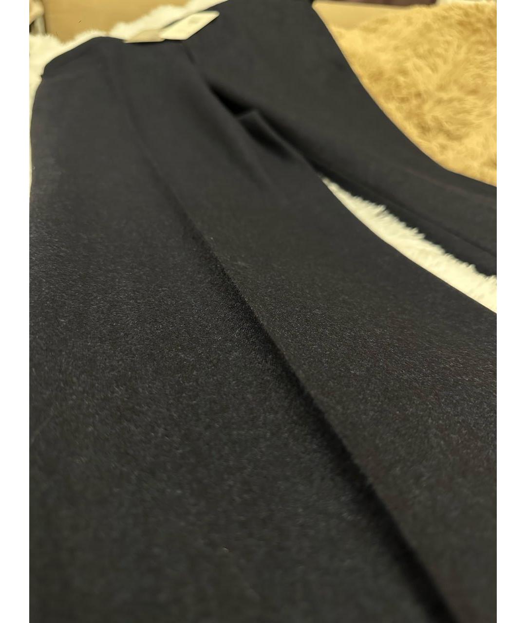 BRIONI Темно-синие шерстяные классические брюки, фото 7