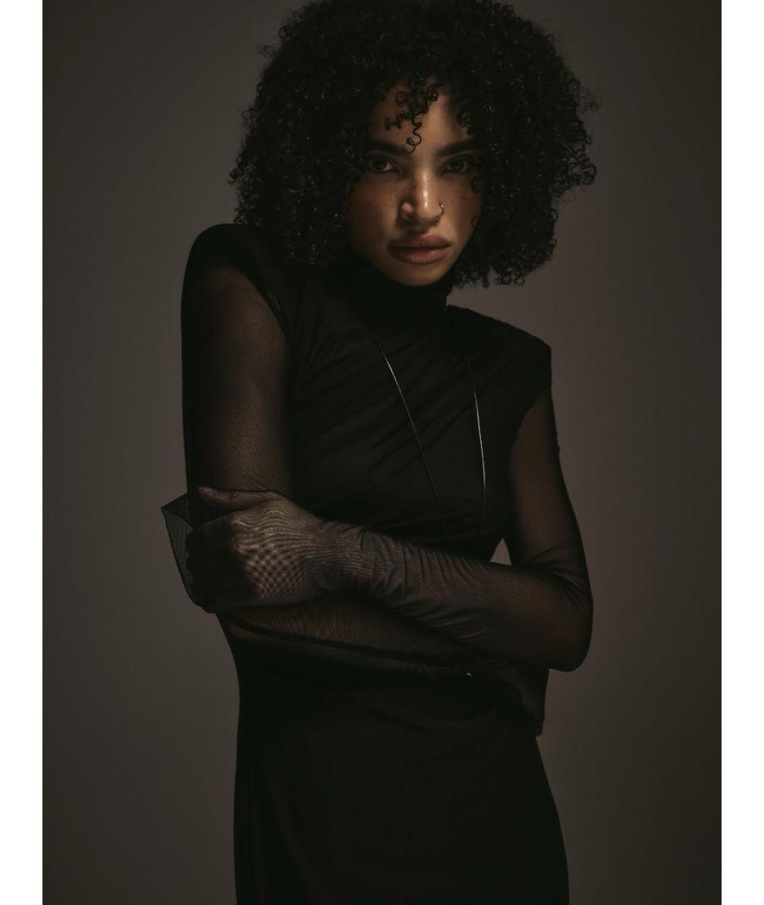 AUTENTIMENTS Черное вечернее платье, фото 5